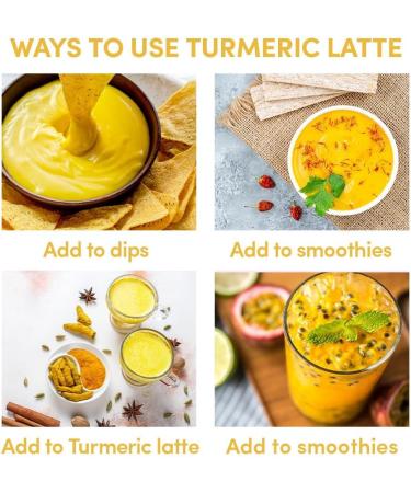 VAHDAM Turmeric Latte And Ginger (40 Cups 100g) Caffeine-free Golden Milk Powder | Real Ingredients - Turmeric And Ground G - Buy Online on GoSupps.com