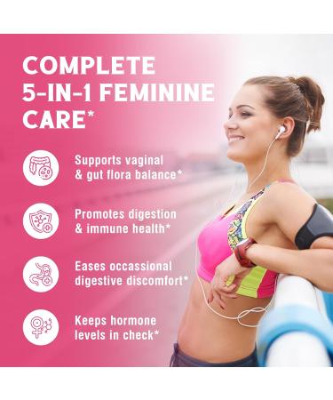 Vitalibre Probiotics for Women 100 Billion CFU 15 Strains & Iron Supplement 65mg with Vitamin C 90 Tablets - Buy Online on GoSupps.com