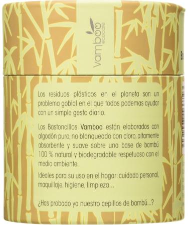 Buy From Cotton Swabs - Eco-Friendly Bamboo (200pcs 100ml) | International Shipping Available - Buy Online on GoSupps.com