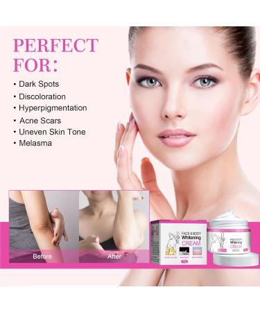 Face and Body Whitening Cream Dark Skin Permanent Bleching Cream Lightening Cream for Dark Skin Whitening Cream Dark Skin Whitening Cream Bleaches And Brightens The Underarm Body 30G - Buy Online on GoSupps.com