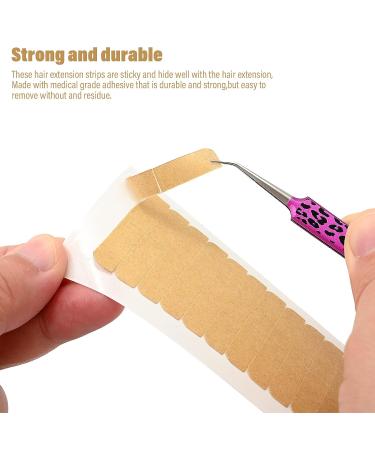 EHDIS Hair Extension Tape Tabs - 9 Sheets Double Sided Adhesive Tapes with Glue Remover Scraper Tool Set - Buy Online on GoSupps.com