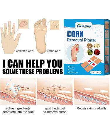 Coniya 12pcs Corn Removal Patch - Effective Square Shape Skin Restore with Active Ingredients for Smoother Feet | International Shipping - Buy Online on GoSupps.com