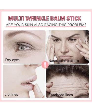 Anti-Aging Multi Balm Stick Hydrating Wrinkle Balm Stick Hydrating Lip Balm Anti-Wrinkle Multi Face Balm Eye Balm Stick Under Eye Balm Korean Lip Balm Lip Balm For Lip Repair - Buy Online on GoSupps.com