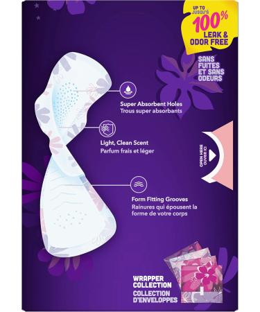 Always Radiant Overnight Feminine Pads for Women Size 4 for Nighttime with Wings Scented 36 CT Size 4 36 Count - Buy Online on GoSupps.com