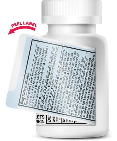 HealthA2Z Aspirin 81mg Bundle | Super Saving | (365 Count + 300 Count) 665 Counts Total Tablets | Enteric Coated | Pain Relief - Buy Online on GoSupps.com