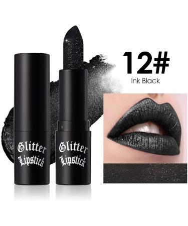  Stibtmr Glitter Lip Gloss - Shiny Non-Sticky for Glasses | Water and Smear Resistant - 6 Glitter Lipsticks for Women - Ideal for Day Parties Travel Appointments - Buy Online on GoSupps.com