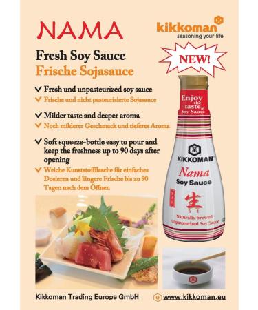 Kikkoman Nama Soy Source 200g - Buy Online on GoSupps.com