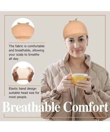 20-Piece Stretchy Nylon Wig Caps for Women - Brown & Light Brown - Buy Online on GoSupps.com