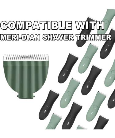 3 Packs Green Replacement Blades for Meridian Trimmer Compatible with Meridian Body Trimmer Onyx & Sage Hygienic Ceramic Replacement Blades - Buy Online on GoSupps.com