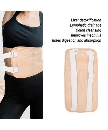 Reusable Organic Castor Oil Pack for Liver Detox - Adjustable & Less Mess - Buy Online on GoSupps.com