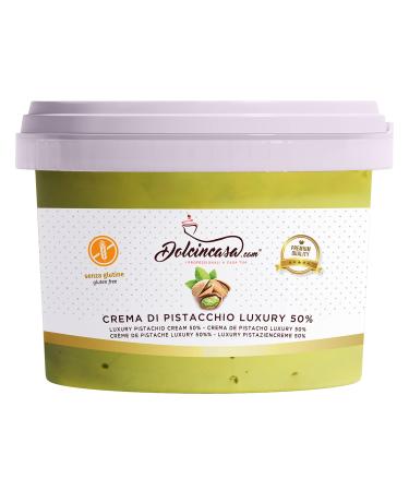 Pistachio Luxury Cream 50% Pistachios - 500g Excellent cream to spread on ice creams, desserts, bread, biscuits, cakes and pancakes