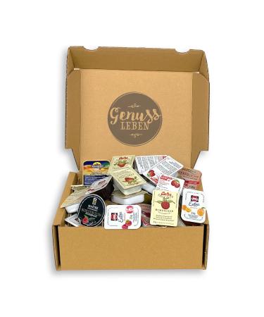 Lifestyle box with 900g jam from Maitre M hlh user Schwartau Darbo Obstland and vegetable land jam in different varieties - Buy Online on GoSupps.com