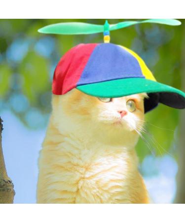 Colorful Propeller Hat for Dogs - Cotton Helicopter Design | Cute & Decorative Pet Accessory - Buy Online on GoSupps.com