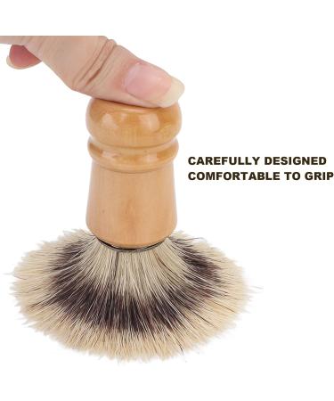 Premium Men's Beard Brush - Skin-Friendly Facial Brush with Natural Wood Handle for Sensitive Beard Care & Styling - Buy Online on GoSupps.com
