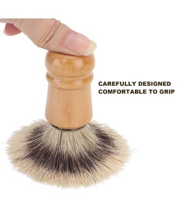 Buy Salon Shaving Brush | Dense Hair & Skin-Friendly Wooden Handle for Men | Ideal for Home Use - International Shipping Available - Buy Online on GoSupps.com