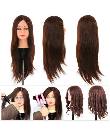 24 Practice Head Hairstyles - Dummy Heads for Hairdressers with Holder Tipo 3 | International Shipping - Buy Online on GoSupps.com