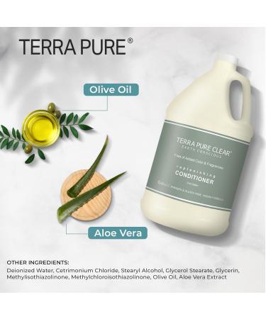 Terra Pure Clear Color & Fragrance Free Conditioner - Gallon Size for Healthy Hair - International Shipping Available - Buy Online on GoSupps.com