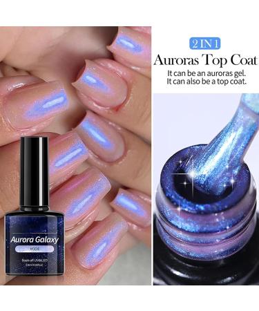 Gel Nail Polish Set 3 Colors Pearl Gel Nail Varnish Aurora White Pink Shimmer Galaxy Nail Gel Mermaid Pearlescent Gel Polishes UV/LED Soak-Off Nail Polish for Nail Art DIY Home - Buy Online on GoSupps.com