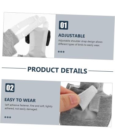 Buy Bcoath Flying Bird Diapers | Parrot Costumes & Leash | Ideal for Pet Birds - 22x12cm - Buy Online on GoSupps.com