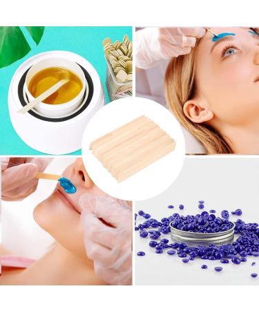 Buy Wooden Wax Spatula Set - 20pcs Square Shape Applicators for Hair Removal - Eco-Friendly Wax Sticks - Buy Online on GoSupps.com