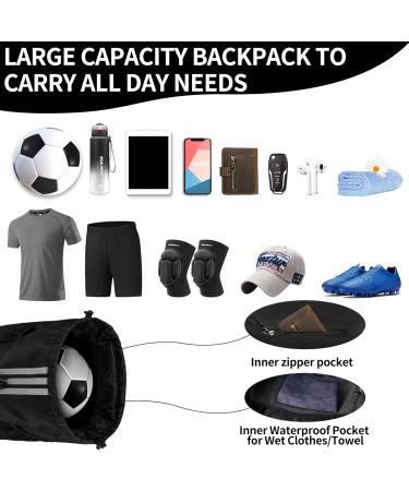 Eulant Waterproof Multifunction Football Backpack with Shoe Compartment - Ideal for Sports Camping Beach & Yoga - Dry Wet Separation - Buy Online on GoSupps.com