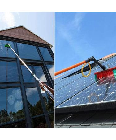 Photovoltaic Panel Cleaning Water Fed Telescopic Brush Window Clean Extendable Cleaner Conservatory Roof Cleaning Tools (Size : 5.4m 18ft) - Buy Online on GoSupps.com