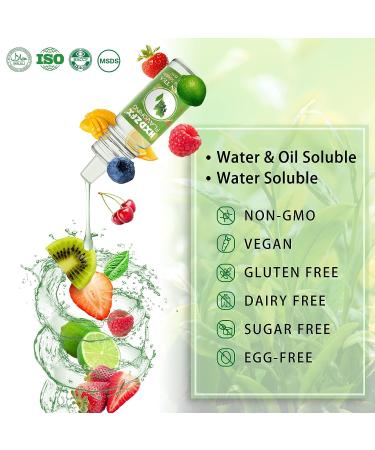 Food Flavoring Oil  30 Liquid Flavors -Water & Oil Soluble - Concentrated Candy Flavors for lip Balm  Baking  Cooking  Soap and Slime Making - .2 Fl Oz (6 ml) Bottles - Buy Online on GoSupps.com