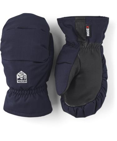 Hestra Junior Foss Mitt (Youth 4-13yrs) | Waterproof, Insulated Kids Mittens for Winter, Snowboarding & Playing in The Snow Navy 3