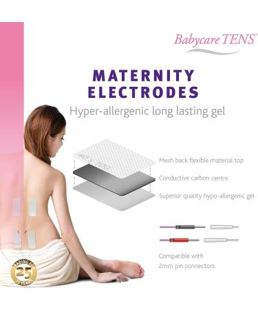 Babycare TENS Replacement Electrodes 40x100mm - Maternity/Labour TENS Pads (Pack of 4) - Buy Online on GoSupps.com