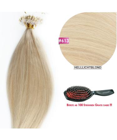 Buy #613 Bright Light Blonde Microring Loop Extensions - 100% Remy Real Hair 50cm - International Shipping - Buy Online on GoSupps.com