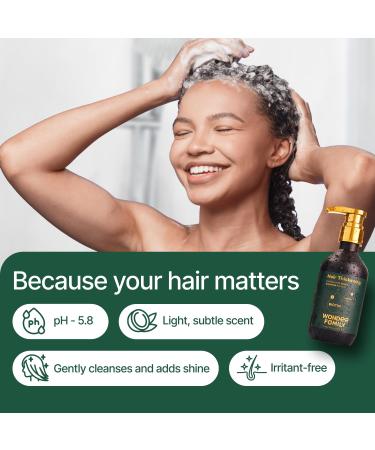 Biotin Shampoo for Hair Growth & Thickness | DHT Blocker with Saw Palmetto & Turmeric | Revitalize Thinning Hair for Men & Women - Buy Online on GoSupps.com
