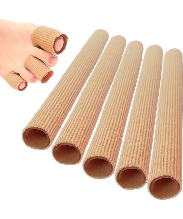 5-Pack Silicone Toe Caps & Finger Protection Gel Bandages - 15x2.5cm Toe Pads for Comfort & Pain Relief - Buy Online on GoSupps.com