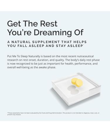 BRAINMD Dr Amen Put Me To Sleep Naturally - 90 Chewable Tablets - with Melatonin L-Theanine Magnesium GABA Vitamin B6 & 5-HTP - Gluten Free - 45 Servings 45 Servings (Pack of 1) - Buy Online on GoSupps.com