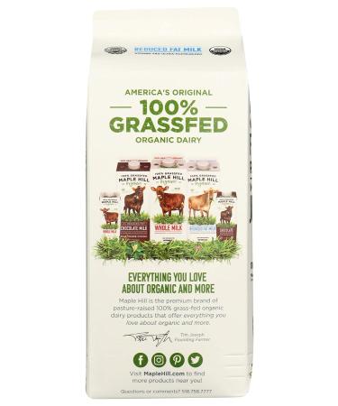 Maple Hill Creamery 100% Grass Fed Organic 2% Milk - 64 Fl Oz - Buy Online on GoSupps.com