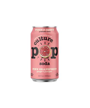 Culture Pop Sparkling Probiotic Soda Variety Pack - 40 Calories, Vegan, Non-GMO - 5 Flavors, 12oz Cans, Pack of 10 - Buy Online on GoSupps.com