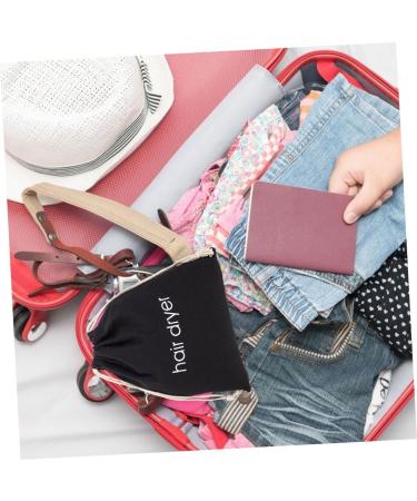 WOONEKY 4pcs Hair Dryer Storage Bag Hair Dryer Drawstring Bag Travel Supplies Toiletry Bag for Travel Fabric - Buy Online on GoSupps.com