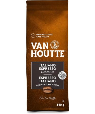 Van Houtte Italiano Espresso Ground Coffee 340g Can Be Used With Keurig Coffee Makers Italiano Espresso 1 Count ( Pack of 340 G ) - Buy Online on GoSupps.com