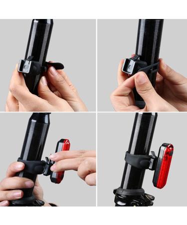 USB Rechargeable Bright Bike Tail Lights - 4 Light Modes - Easy Install - 2 Pack - Buy Online on GoSupps.com