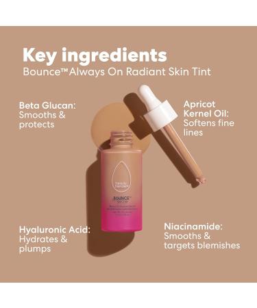 Beautyblender 12-Hour Always on Radiant Skin Tint Breathable Serum Foundation Stays Put for All Day Long Wear Infused with Hyaluronic Acid & Niacinamide Medium 1 06 - Medium 1 - Buy Online on GoSupps.com