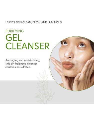 Honeybee Gardens Purifying Gel Cleanser | Vegan & Cruelty-Free | 5.1 fl. oz. | Best for All Skin Types | Shop Internationally - Buy Online on GoSupps.com