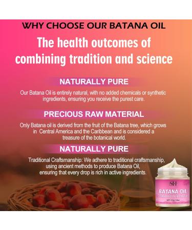 Hair Butter with 100% Pure Raw Batana Oil From Honduras Batana Oil for Hair Growth Hair Growth Butter for All Hair Types Promotes Hair Strength 110g - Buy Online on GoSupps.com