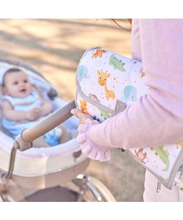 XL Compact Changing Pad - Versatile Diaper Bag with 6 Compartments & Animal Drawings - Perfect for On-the-Go Parents - Buy Online on GoSupps.com