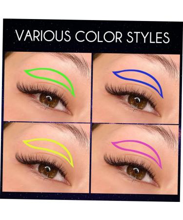 FOMIYES 24 Sets Paper Women Eyeliner Tape Reusable Eyeliner Sticker Chic Eye Line Sticker 1 count (Pack of 1) Colorfulx6pcs - Buy Online on GoSupps.com