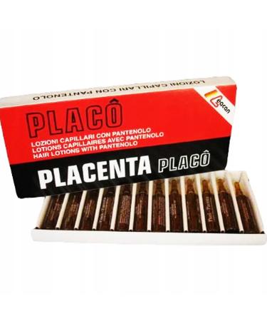 3x ampoules Placenta Placo Intensive Revitalizing Treatment against hair loss 12x10ml