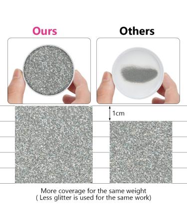 Buy Lophe Silver Glitter Face Powder - Festival & DIY Body Makeup Accessories for Hair Face Eyes & Nails | Perfect for Halloween & Carnival Parties - Buy Online on GoSupps.com