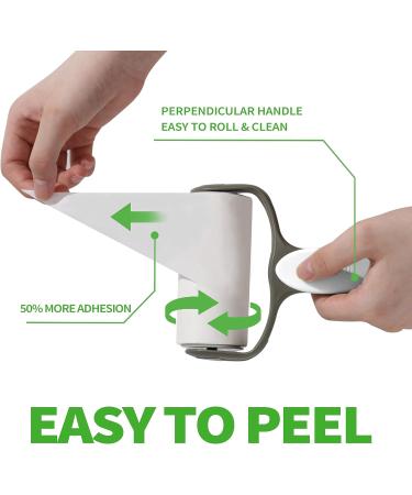 Extra Sticky Lint Roller for Animal Hair - 300 Sheets 2 Handles & 5 Refills | Ideal for Clothing Furniture & Carpet - Buy Online on GoSupps.com