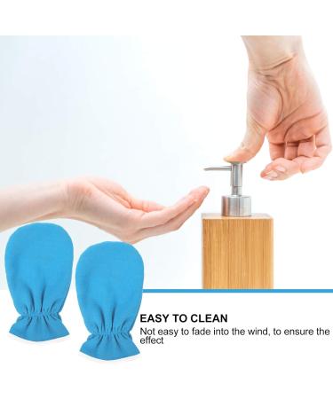 DOITOOL 2 Pairs Home Gloves and Thickened Rough Mittens Calluses Men Daily for Gel Essential Re Hand Beauty Blue Peel Hands Women Skin Exfoliating Cracked Heal - Buy Online on GoSupps.com