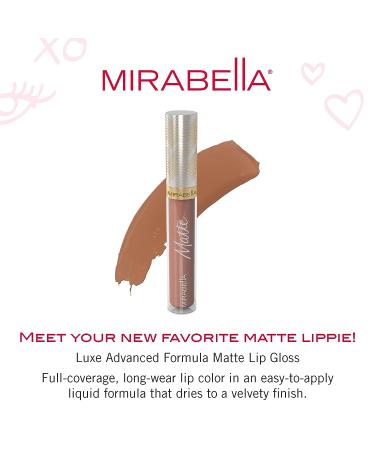 Mirabella Matte Lip Gloss Classic (Matte Taupe Nude) - Long-Wear Luxe Formula - Buy Online on GoSupps.com
