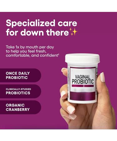 Vaginal Probiotic Supplement Daily Support for Vaginal Moisture Odor Control and pH Balance Probiotic for Feminine Health - Buy Online on GoSupps.com