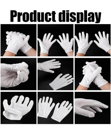 5 Pairs White Cotton Gloves Moisturizing Gloves Cotton Gloves for Eczema Protective Gloves Cotton Gloves for Dry Hands Hand Cream Gloves Cotton Moisturising Gloves One Size Fits Men and Women - Buy Online on GoSupps.com